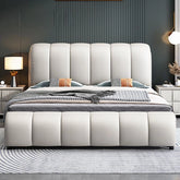 Padded frame with low hidden legs, bed and cot + master bedroom bed design – engineered base